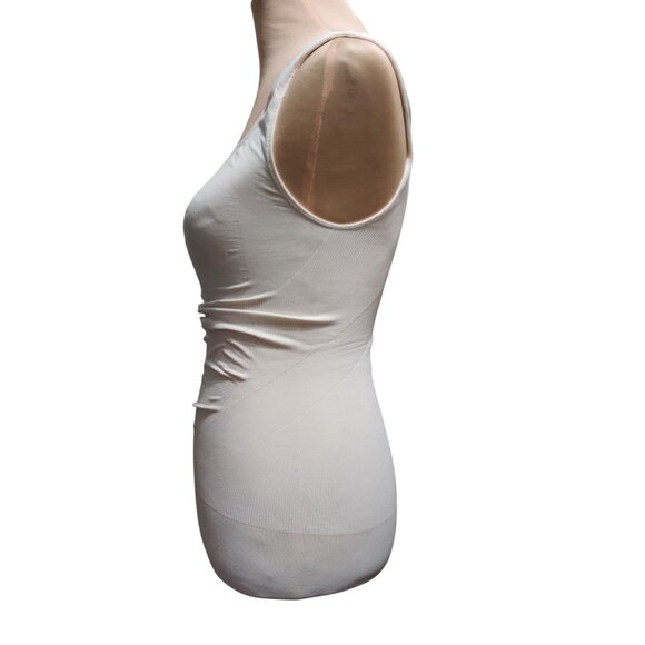 Blanqi Everyday S White Seamless Maternity Support Tank Top Belly Compression - Picture 6 of 10
